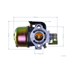 Karburátor pro motory Robin EH-12 (OEM 252-62531-20)